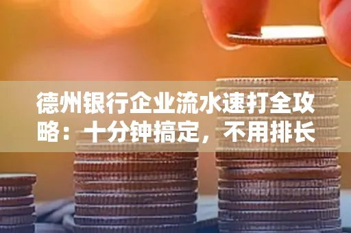 德州银行企业流水速打全攻略：十分钟搞定，不用排长队！