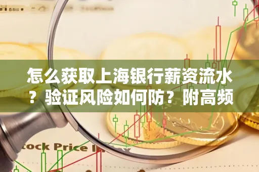 怎么获取上海银行薪资流水？验证风险如何防？附高频场景全攻略！