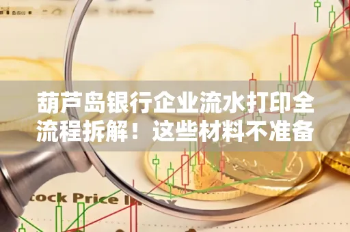 葫芦岛银行企业流水打印全流程拆解！这些材料不准备分分钟白跑一趟